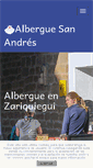 Mobile Screenshot of alberguezariquiegui.com